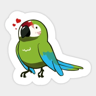 Macaw 4 Sticker